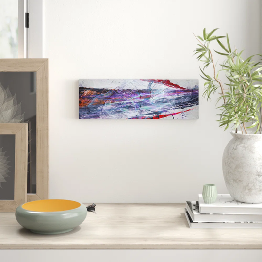 Enigma Panorama Abstract 1245 Graphic Art Print on Canvas