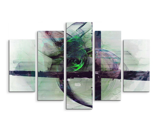 Enigma Abstract 795 Graphic Art Print Multi-Piece Image on Canvas
