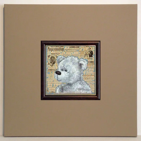 Teddy Bear Framed Graphic Art Print