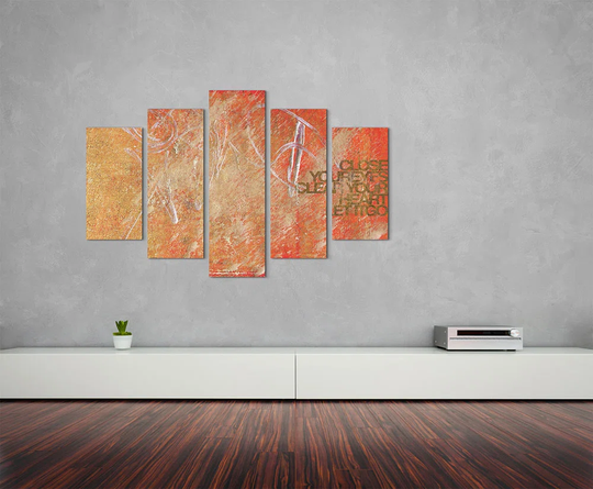 Enigma Abstract 519 Graphic Art Print Multi-Piece Image on Canvas
