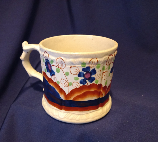 Antique Cup, Mug, Cider Ironstone 19Th Century Decor, Interiors
