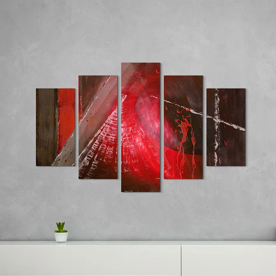 Enigma Scultpure Abstract 1257 Graphic Art Print Multi-Piece Image on Canvas