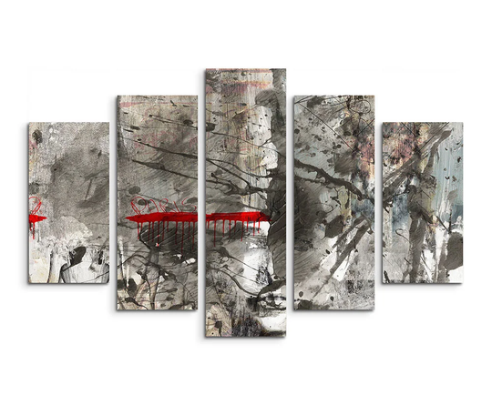 Enigma Abstract 839 Graphic Art Print Multi-Piece Image on Canvas