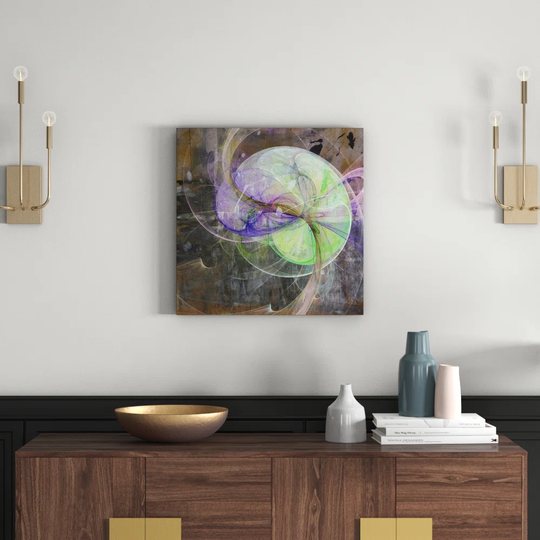 Enigma Abstract 1330 Graphic Art Print on Canvas