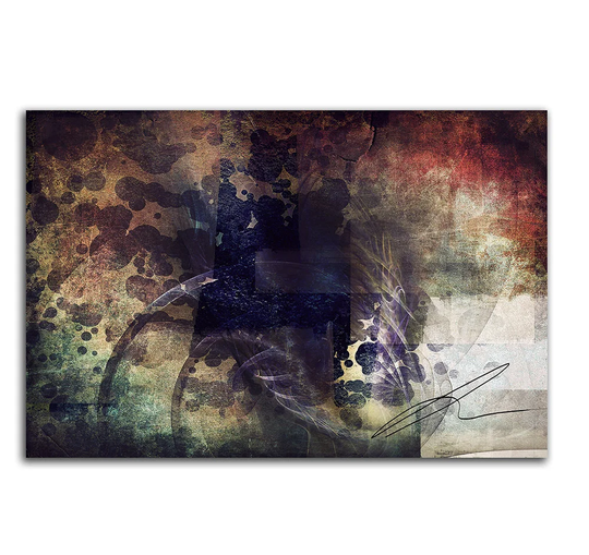 Enigma Abstract 308 Graphic Art Print on Canvas