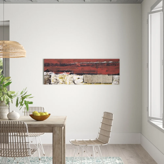 Enigma Panorama Abstract 600 Graphic Art Print on Canvas