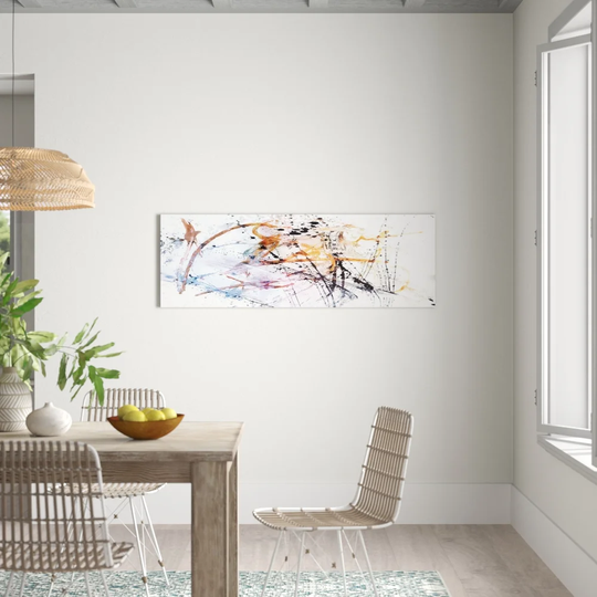 Enigma Panorama Abstract 687 Graphic Art Print on Canvas