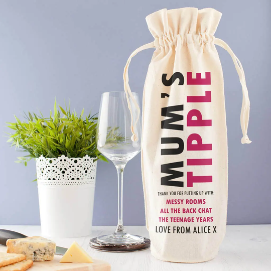Wine Bag For Mum - Personalised Gift For