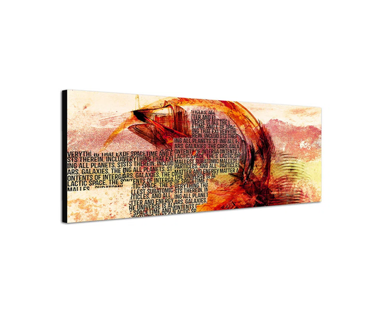 Enigma Panorama Abstract 281 Graphic Art Print on Canvas