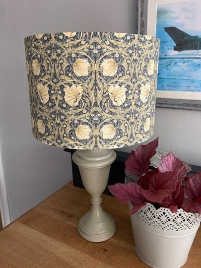 William Morris Pimpernel Cream Luxury Lampshade. Bespoke. Handmade Table Or Ceiling Shades in 20cm, 30cm 40cm