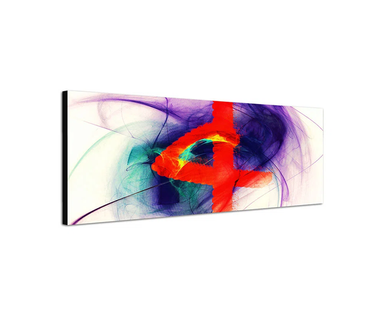 Enigma Panorama Abstract 068 Graphic Art Print on Canvas