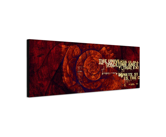 Enigma Panorama Abstract 421 Graphic Art Print on Canvas