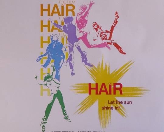 Hair-An Original Vintage Movie Poster For Milos Foreman's Psychedelic Musical With Treat Williams, John Savage & Beverly D'angelo