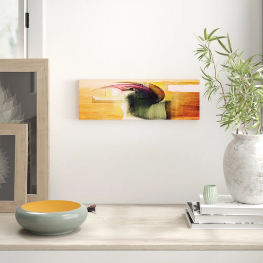 Enigma Panorama Abstract 085 Graphic Art Print on Canvas
