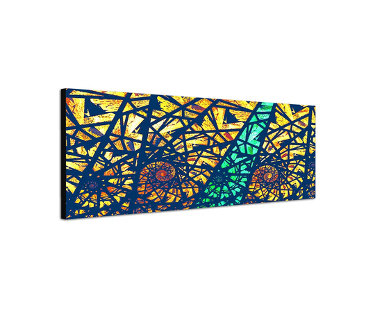 Enigma Panorama Abstract 422 Graphic Art Print on Canvas