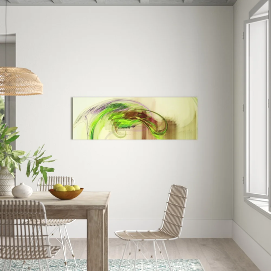 Enigma Panorama Abstract 345 Graphic Art Print on Canvas