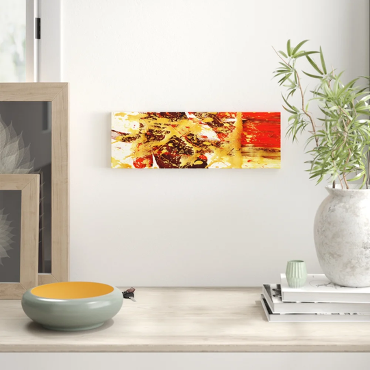 Enigma Panorama Abstract 538 Graphic Art Print on Canvas