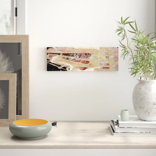 Enigma Panorama Abstract 744 Graphic Art Print on Canvas