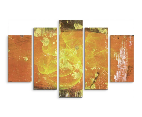 Enigma Sculpture Abstract 1198 Graphic Art Print Multi-Piece Image on Canvas