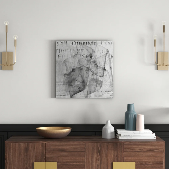 Enigma Abstract 1367 Graphic Art Print on Canvas