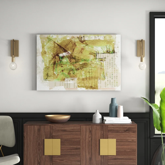 Enigma Abstract 703 Graphic Art Print on Canvas