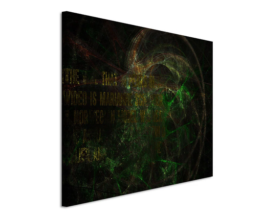 Enigma 1010 Abstract Graphic Art Print on Canvas