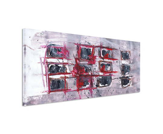 Panorama Abstract 568 Graphic Art Print on Canvas