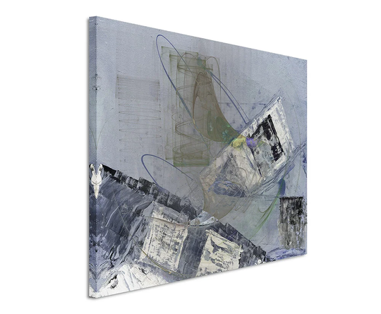 Enigma 1413 Abstract Graphic Art Print on Canvas