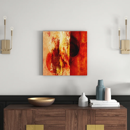 Enigma Abstract 784 Graphic Art Print on Canvas