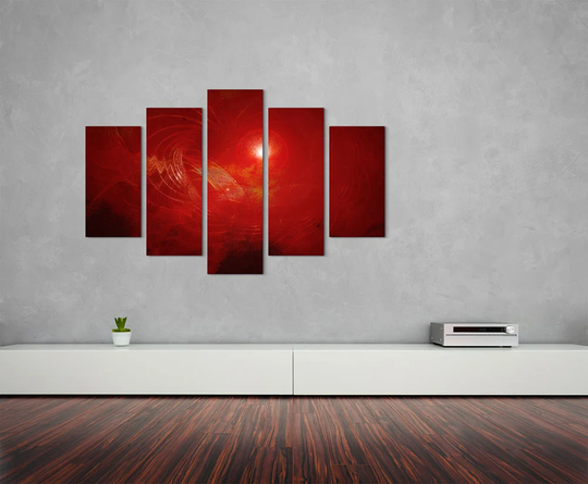 Enigma Scultpure Abstract 1117 Graphic Art Print Multi-Piece Image on Canvas