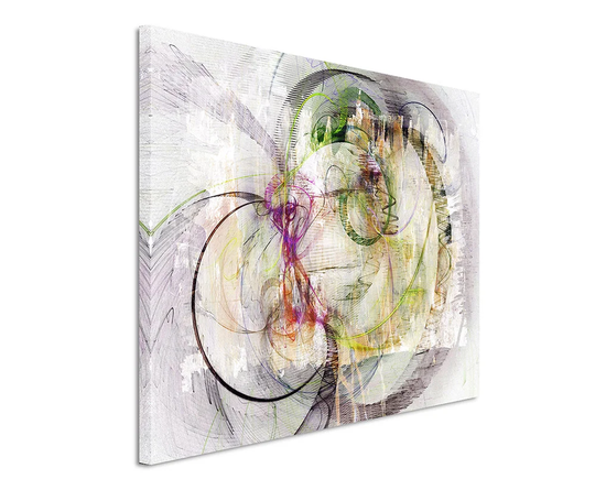 Abstract 1329 Graphic Art Print on Canvas