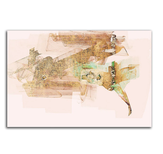 Enigma Abstract 195 Graphic Art Print on Canvas
