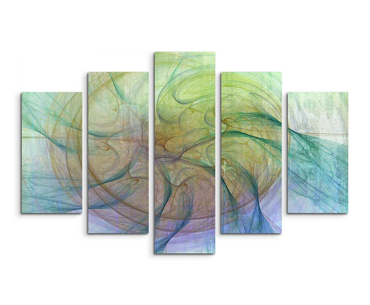 Enigma Sculpture Abstract 1017 Graphic Art Print Multi-Piece Image on Canvas