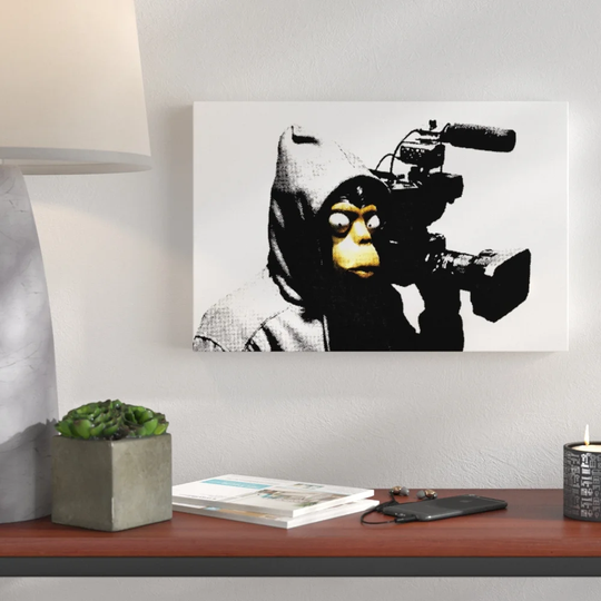 Film by Banksy - Wrapped Canvas Graphic Art Print