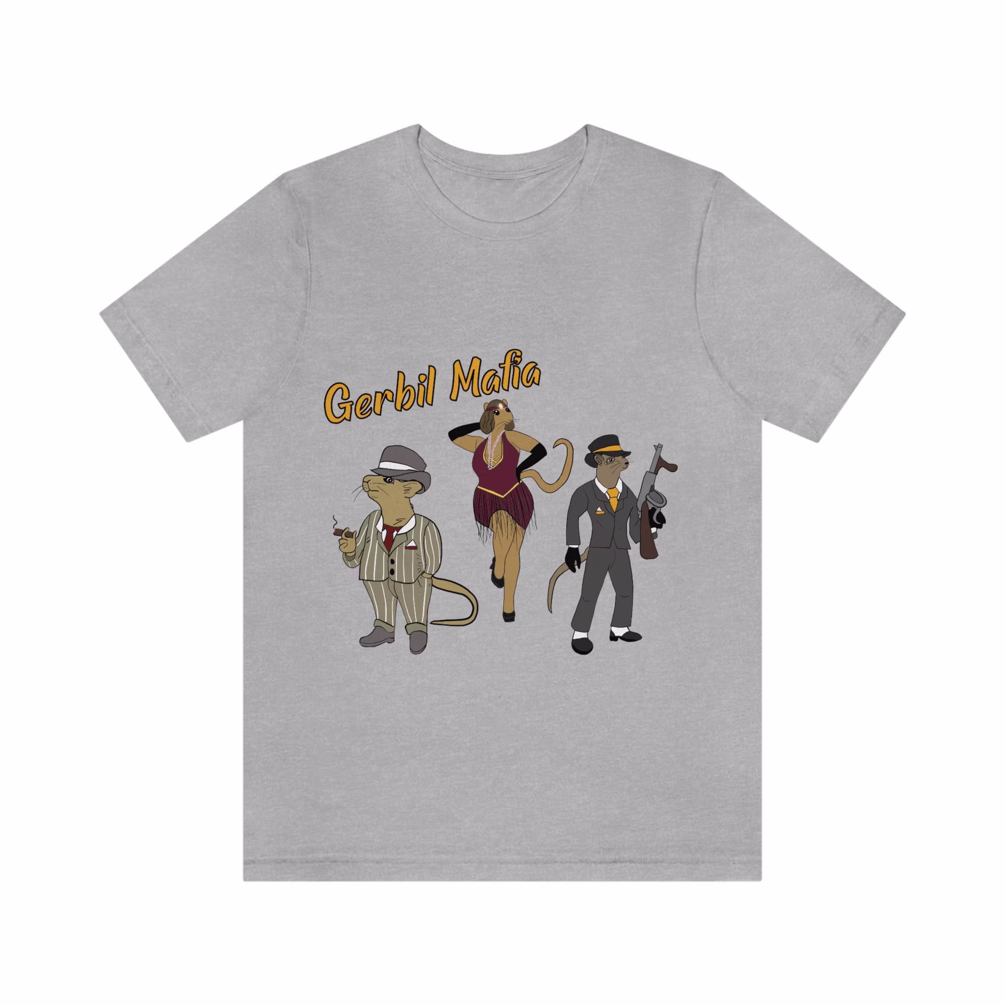 Gerbil Mafia Unisex Jersey Short Sleeve Tee Graphic Funny Gifts Last Podcast Fans