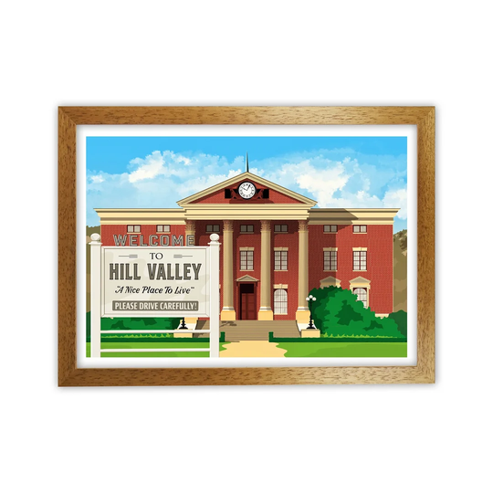 Hill Valley 1955 Revised by Richard O'Neill - Graphic Art