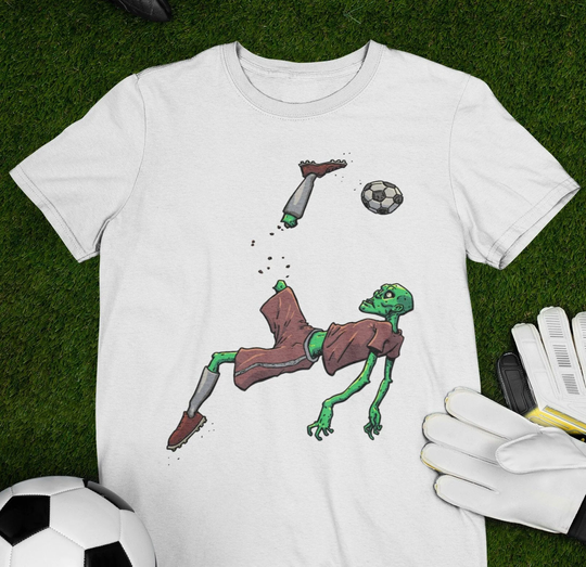 Cool Zombie Bro Soccer/Football T-Shirt | Funny Gift Sports Lovers Unisex - Men & Women's Tee