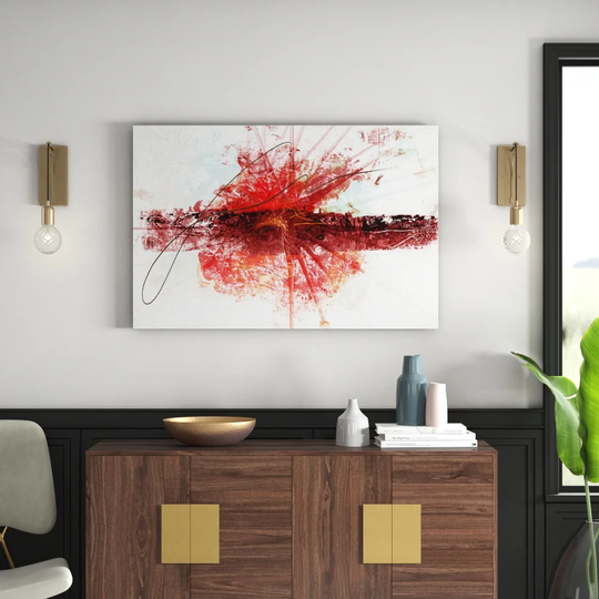 Enigma Abstract 776 Graphic Art Print on Canvas