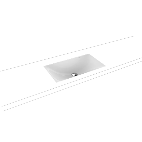 Matt Black Steel Enamel Rectangular Inset Bathroom Sink