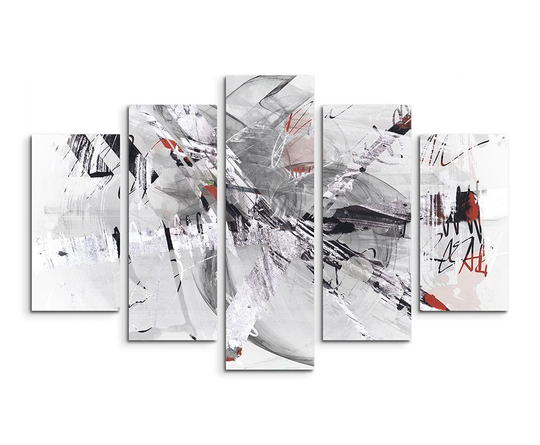 Enigma Abstract 799 Graphic Art Print Multi-Piece Image on Canvas