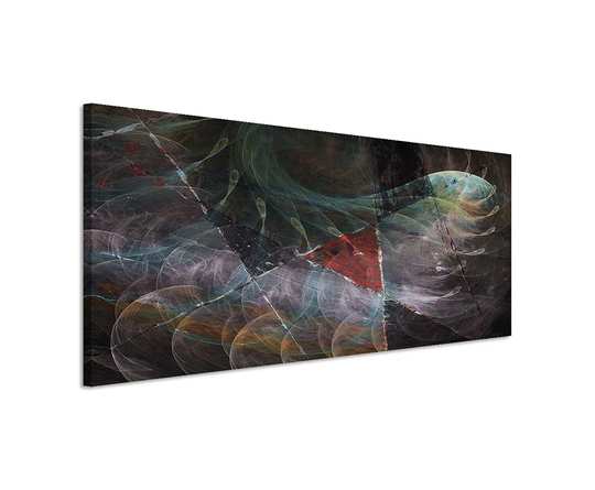Enigma Panorama Abstract 1294 Graphic Art Print on Canvas