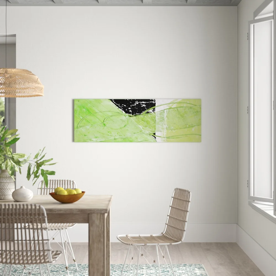 Enigma Panorama Abstract 619 Graphic Art Print on Canvas