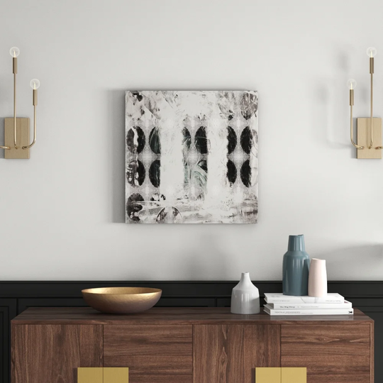 Abstract 1420 - Wrapped Canvas Graphic Art Print on Canvas