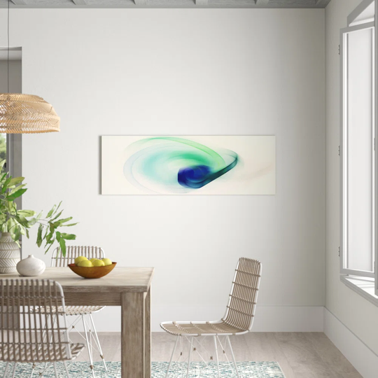 Enigma Panorama Abstract 346 Graphic Art Print on Canvas