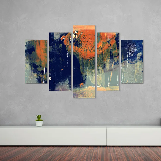 Enigma Abstract 989 Graphic Art Print Multi-Piece Image on Canvas