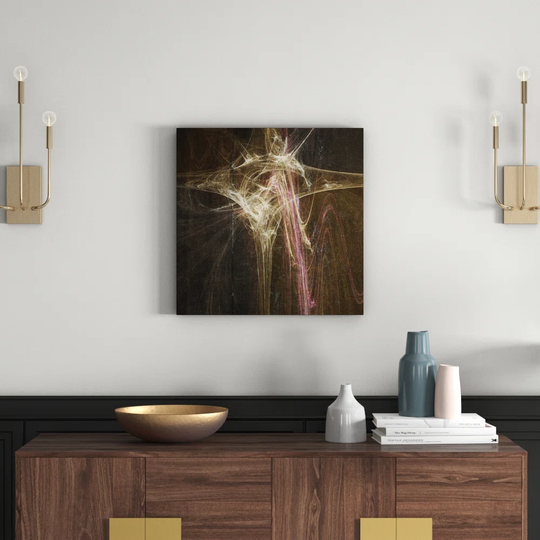 Enigma Abstract 1056 Graphic Art Print on Canvas