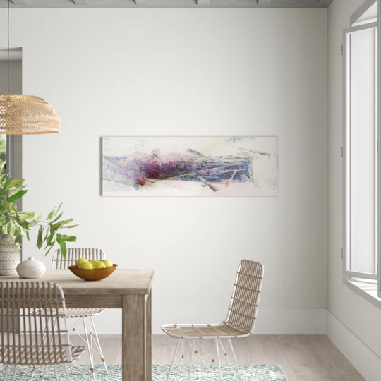 Enigma Panorama Abstract 1301 Graphic Art Print on Canvas