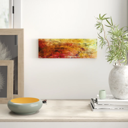 Abstract 971 Graphic Art Print on Wrapped Canvas