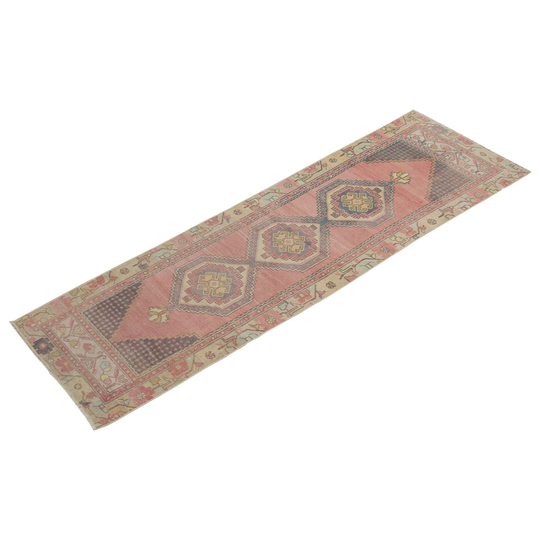 2'9 X 9 Feet Rug Runner, Oushak Runner Rug, Oushak Vintage, Hallway Long Narrow Runner, Floor Home Decor Runner, Turkish Runner