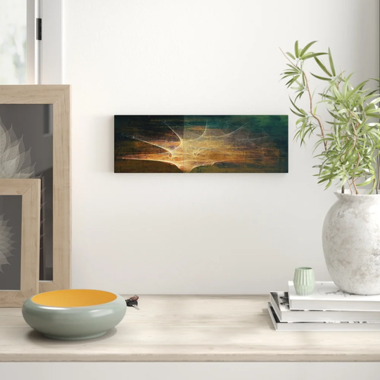 Enigma Panorama Abstract 1137 Graphic Art Print on Canvas